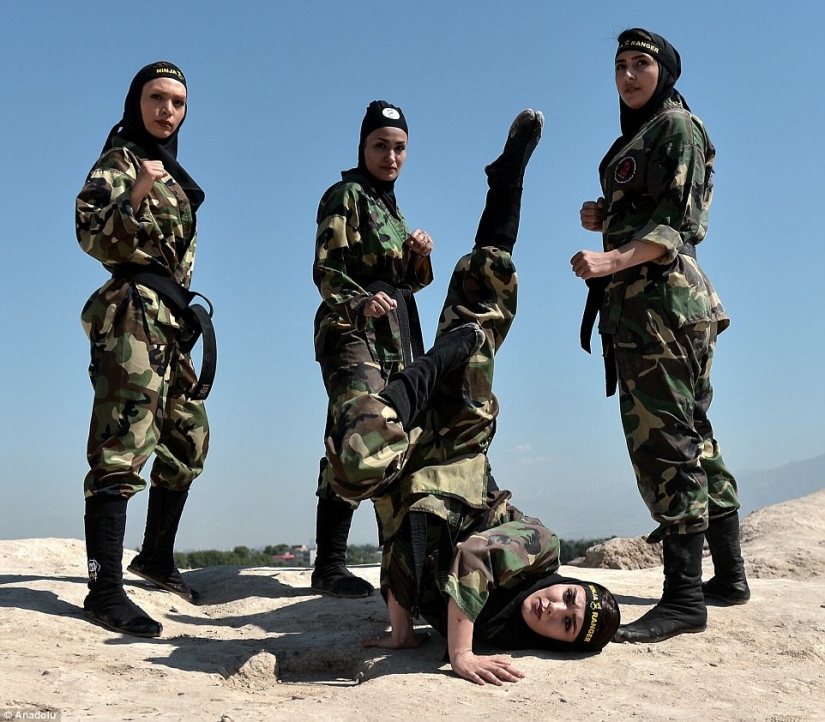 Ninja in hijabs: how iranian women learn martial arts in the desert