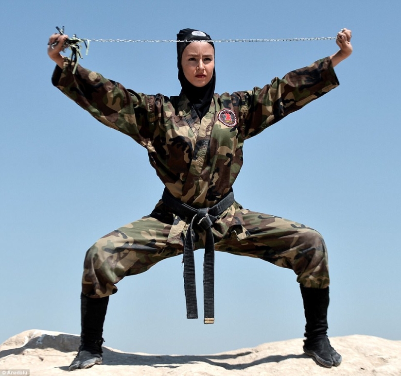 Ninja in hijabs: how iranian women learn martial arts in the desert