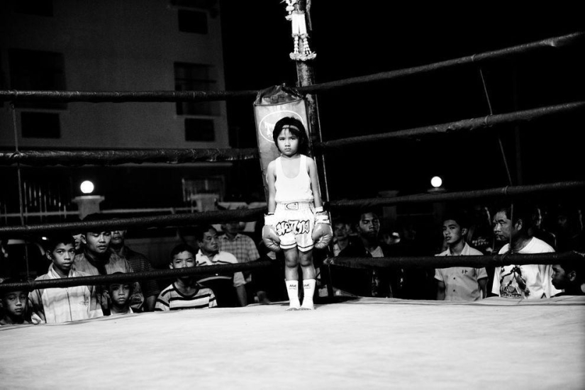 Niños boxeadores de Tailandia