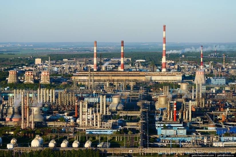 Nizhnekamsk is the capital of petrochemistry and oil refining in Russia