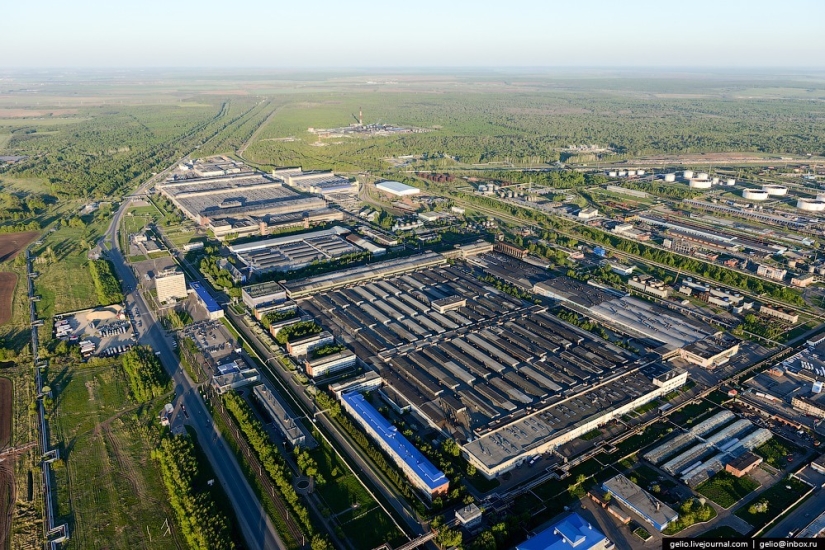 Nizhnekamsk is the capital of petrochemistry and oil refining in Russia