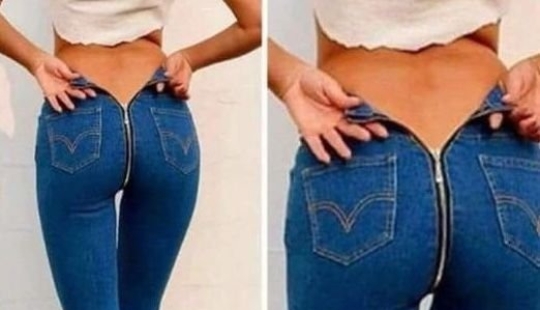 No gracias, todavía estoy como, voy a echar un vistazo. Ropa de corte raro que la gente compraba