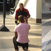 Normalmente quemado: el tipo llamó a los rescatistas para proponerle matrimonio a una bombero