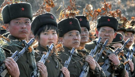 North Korea put missiles on alert and aims at the US