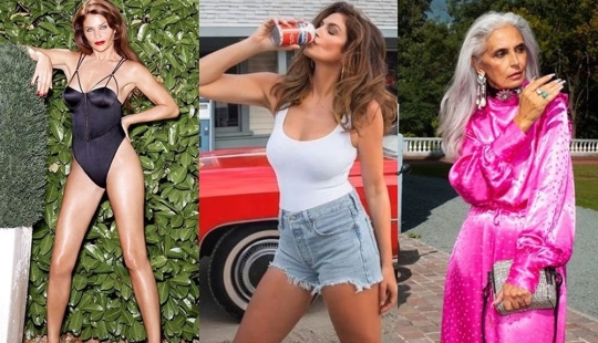 Not "grandmothers": models aged 50+ who still hold the brand