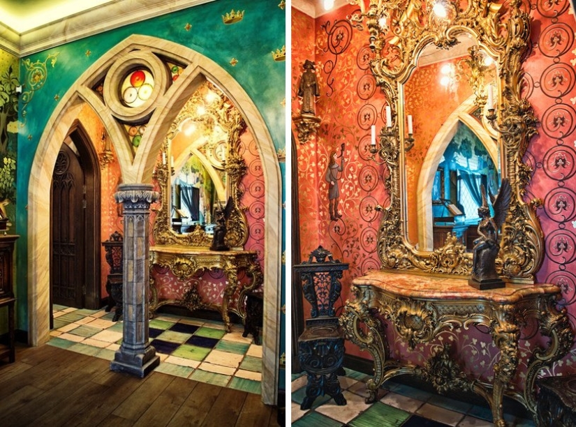 Not presented, but painted: Nikas Safronov's 15-room mansion in the center of Moscow