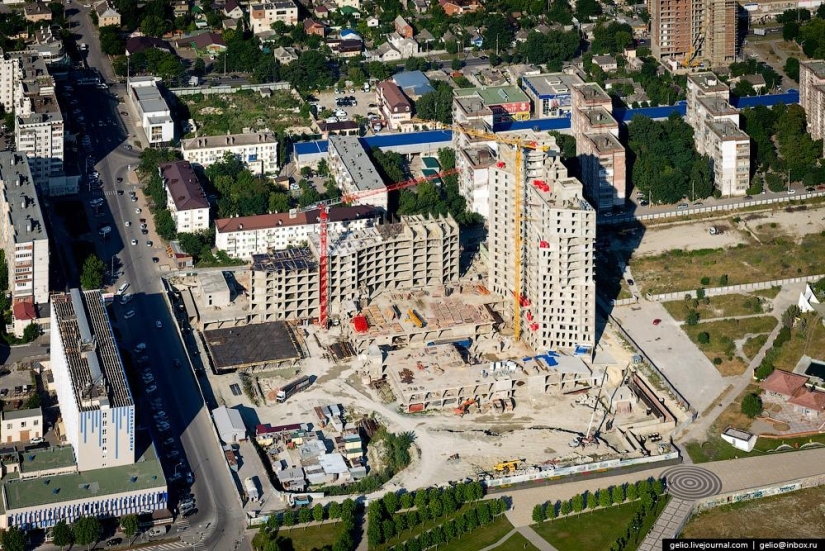 Novorossiysk and Gelendzhik from a height Novorossiysk and Gelendzhik from a height