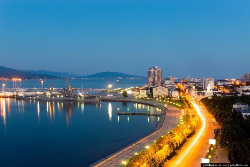 Novorossiysk y Gelendzhik desde una altura