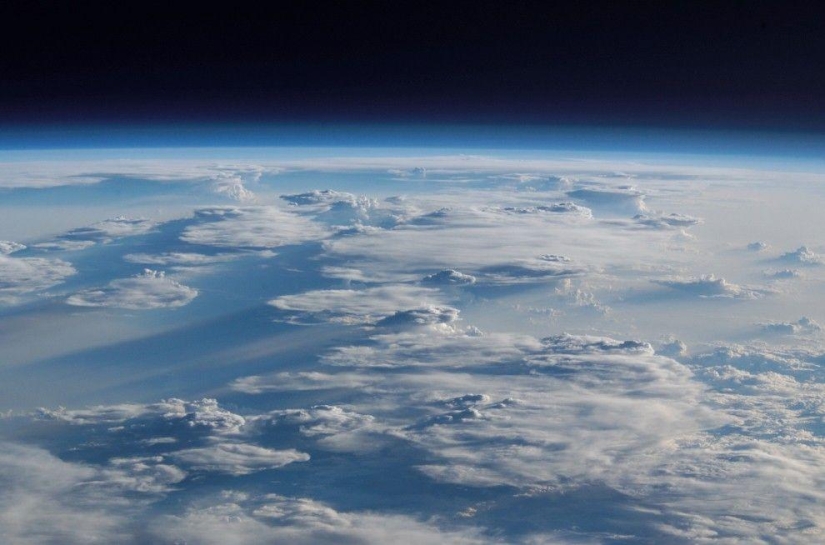 Nubes: Vista desde el espacio