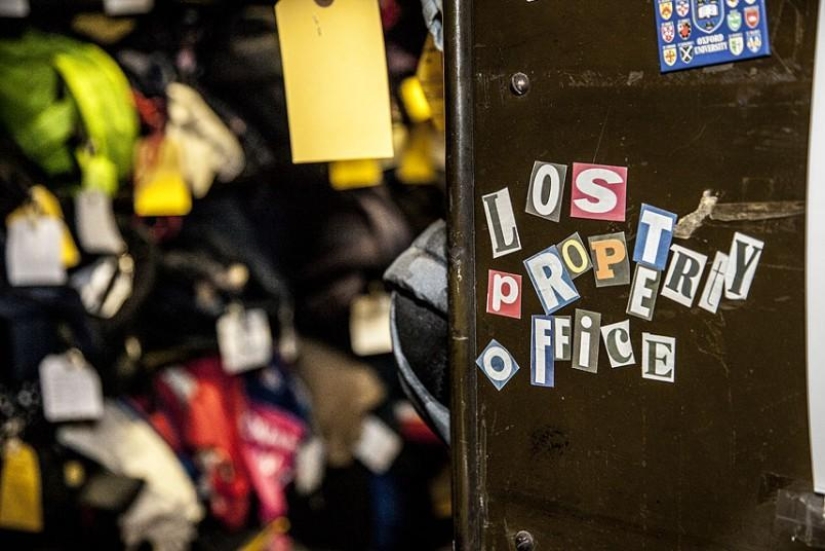 Objetos perdidos y encontrados en Londres