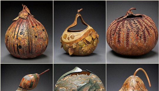 Obras maestras de calabaza de Marilyn Sunderland
