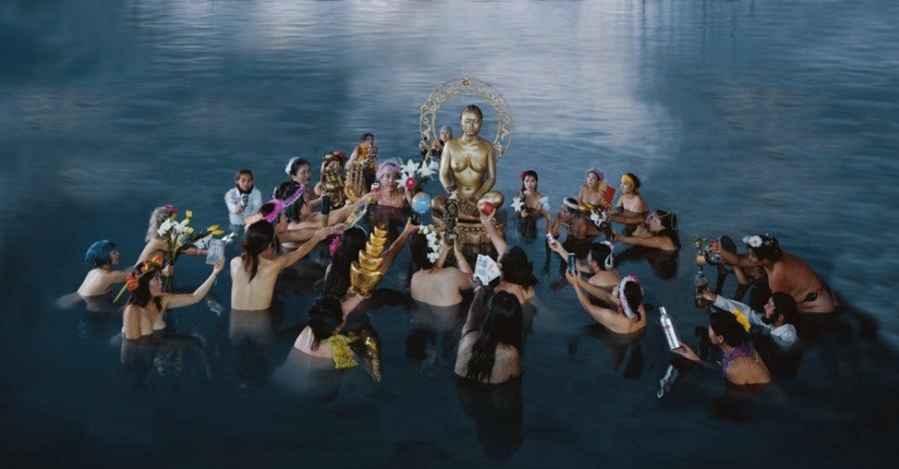 Obras monumentales del fotógrafo chino Wang Qingsong