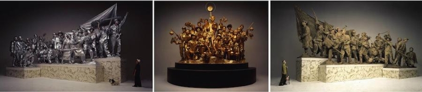 Obras monumentales del fotógrafo chino Wang Qingsong