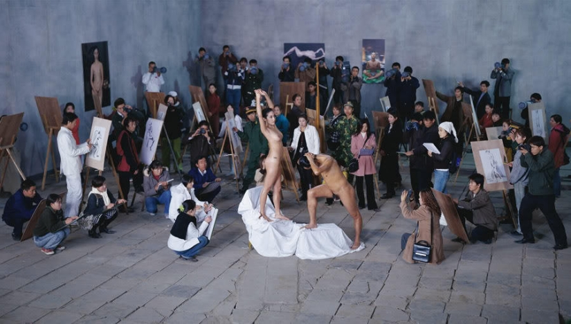 Obras monumentales del fotógrafo chino Wang Qingsong