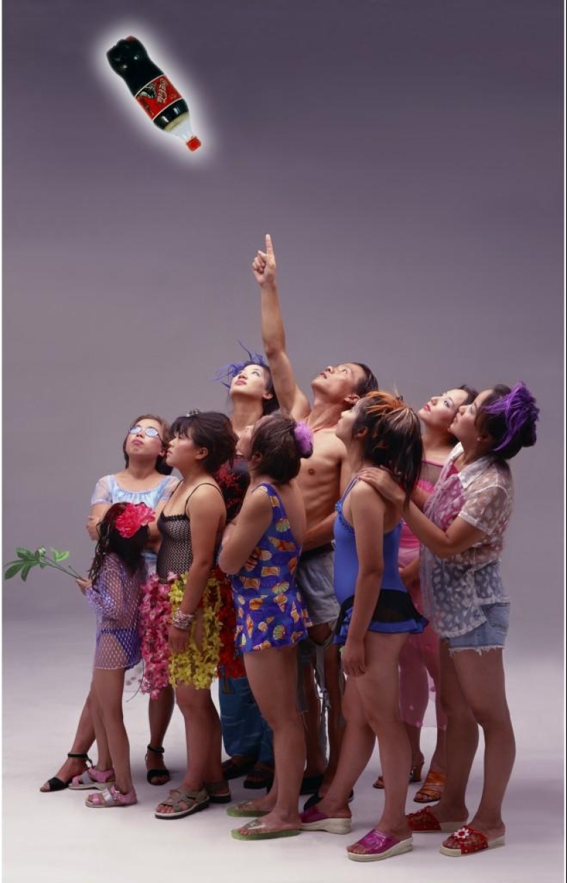 Obras monumentales del fotógrafo chino Wang Qingsong