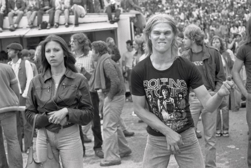 Old school: how Stones fans rocked out in the 70s