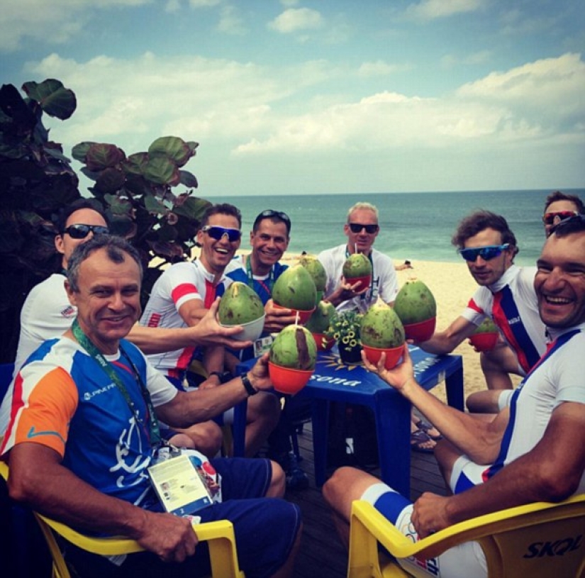 Olympic teams from different countries compete for the funniest post from Rio on social networks