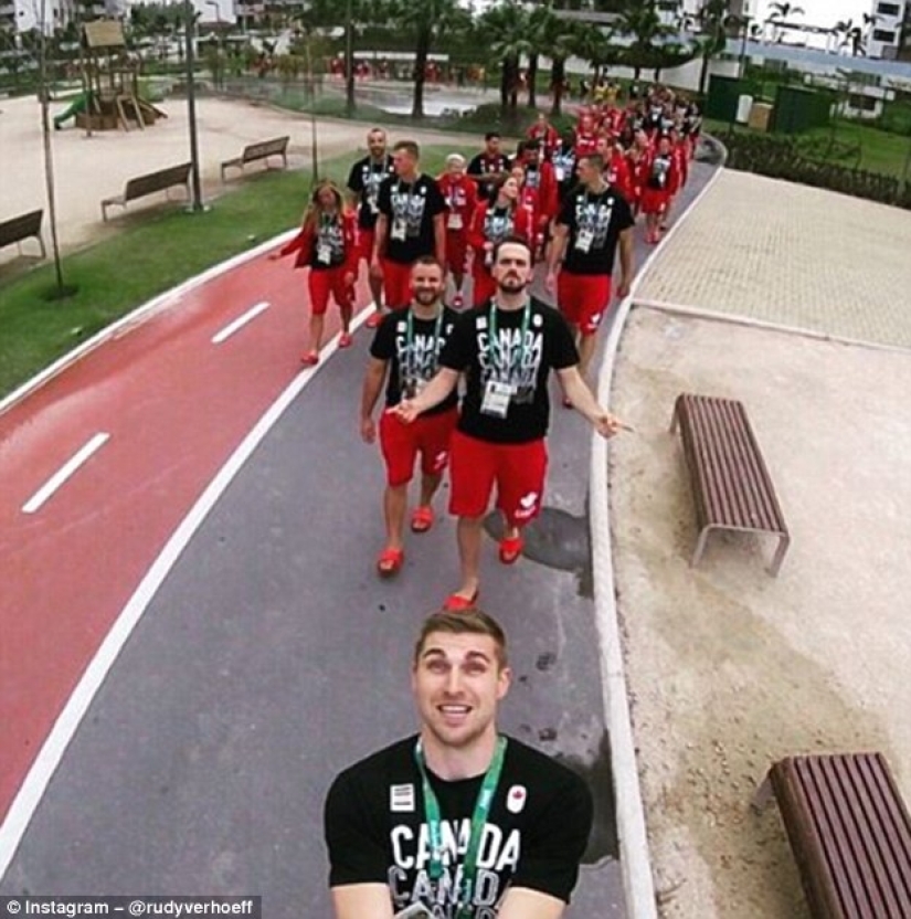 Olympic teams from different countries compete for the funniest post from Rio on social networks
