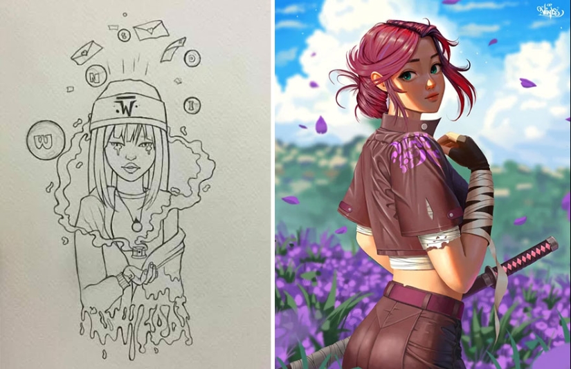 On This Online Group, Artists Share How Their Work Improved Over A Period Of Time On This Online Group, Artists Share How Their Work Improved Over A Period Of Time