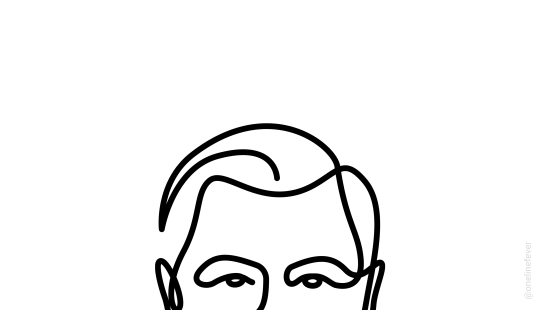 “One-Line Celebrities”: Our Simple But Challenging Single Line Portraits