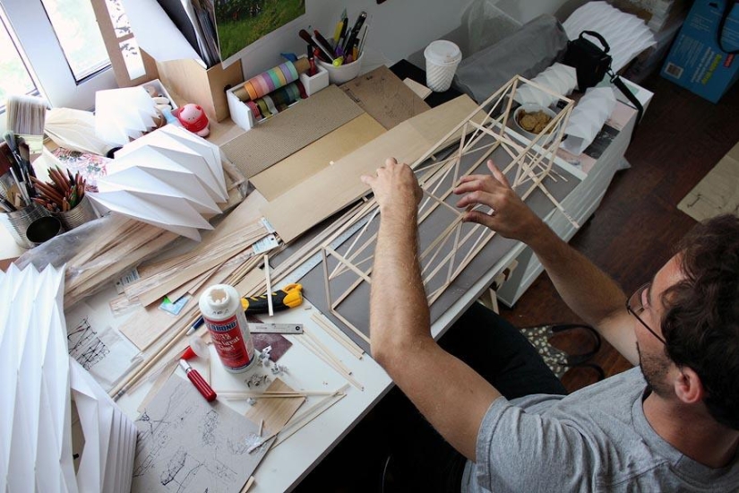 Openwork paper sculptures by Christina Kim Openwork paper sculptures by Christina Kim