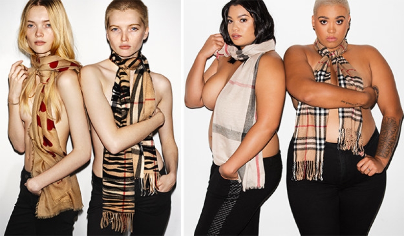 Ordinary women with curvy shapes have recreated fashion advertising, and that's fine