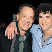 Oscar nominees with them when they were young