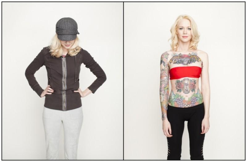 Painted Canadians: What&#39;s under the clothes?