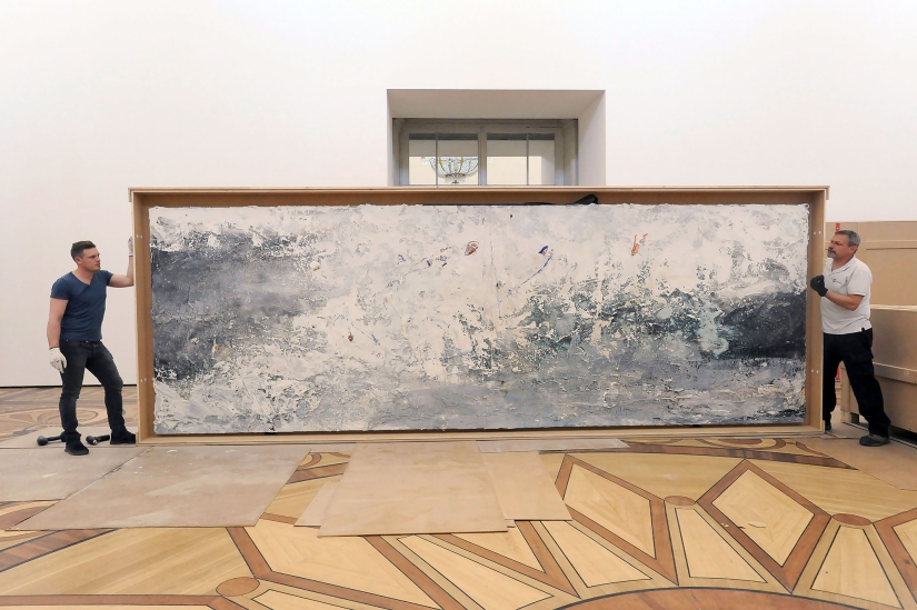 Paintings made of lead, grass and pain: how Anselm Kiefer's exhibition is mounted at the State Hermitage Museum
