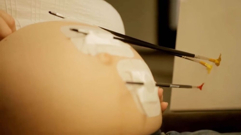 Paintings painted by unborn children Paintings painted by unborn children