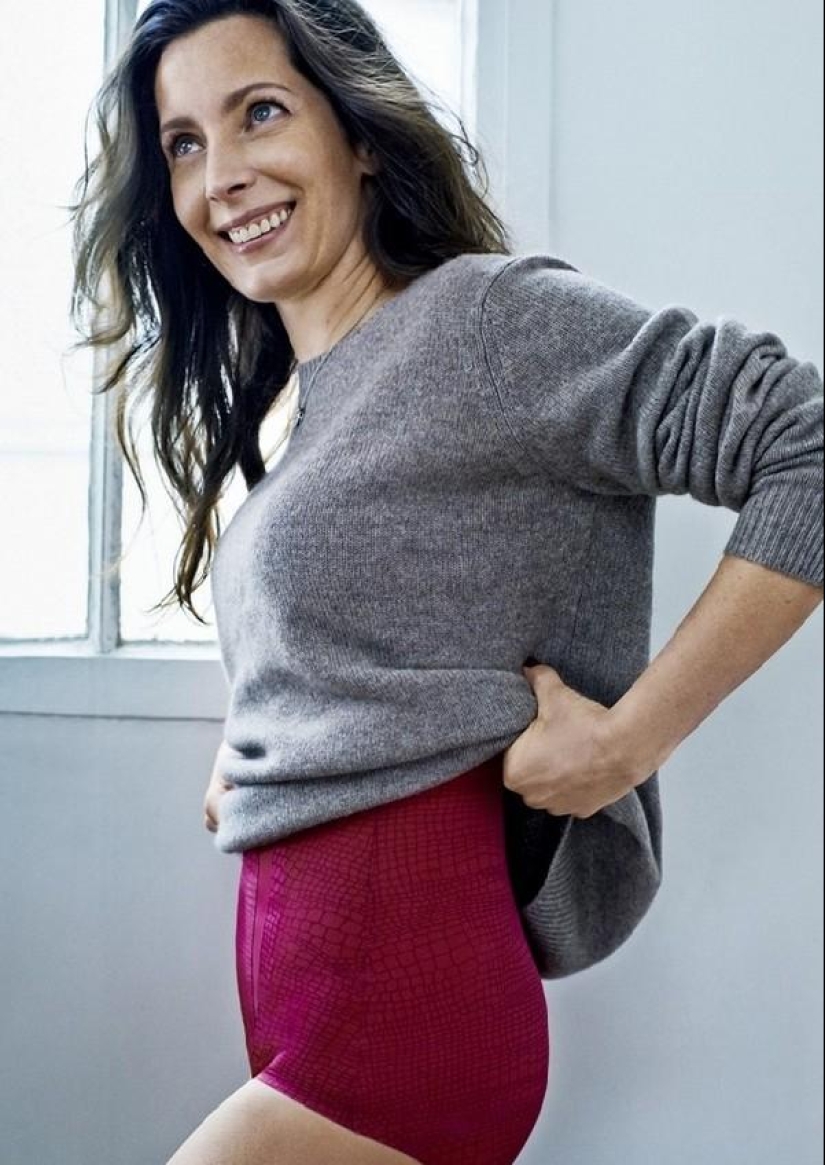 Para la publicidad de ropa interior, el fotógrafo usó mujeres comunes en lugar de modelos.