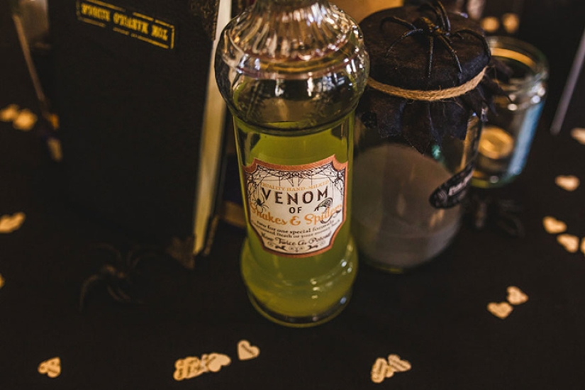 Pareja inglesa se casa al estilo de las novelas de Harry Potter