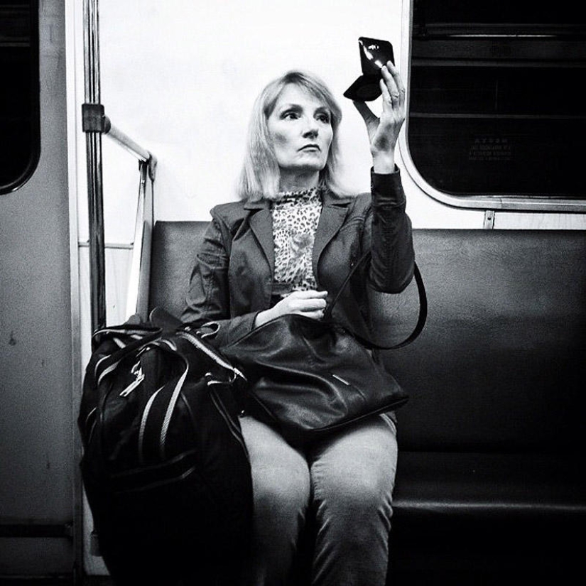 "Pasajeros interesantes" del metro de Moscú "Pasajeros interesantes" del metro de Moscú