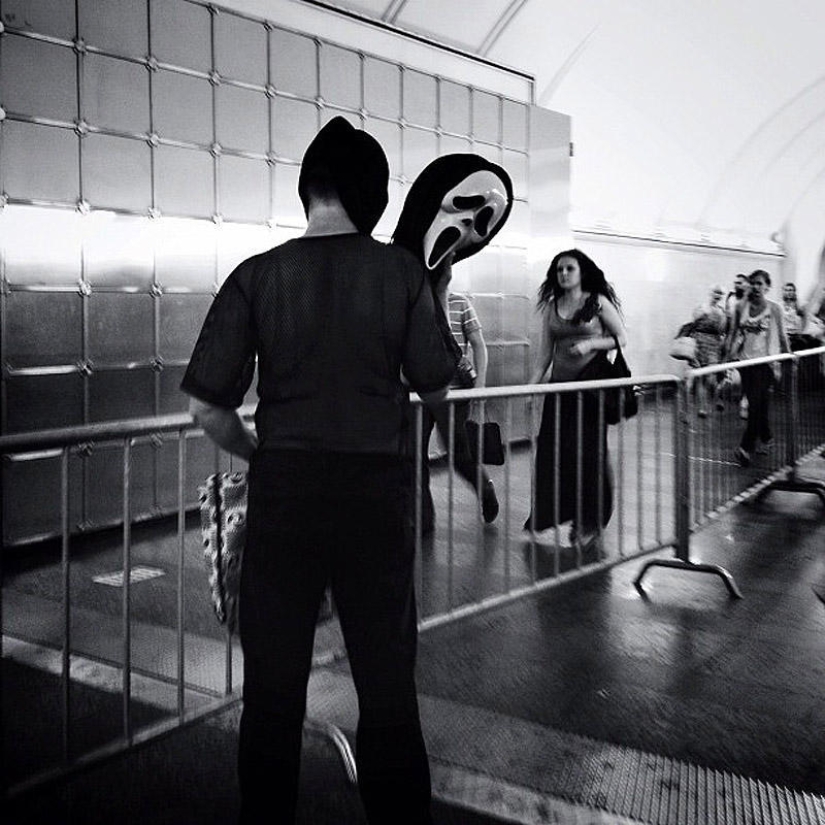 "Pasajeros interesantes" del metro de Moscú "Pasajeros interesantes" del metro de Moscú