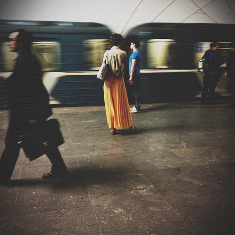 "Pasajeros interesantes" del metro de Moscú "Pasajeros interesantes" del metro de Moscú