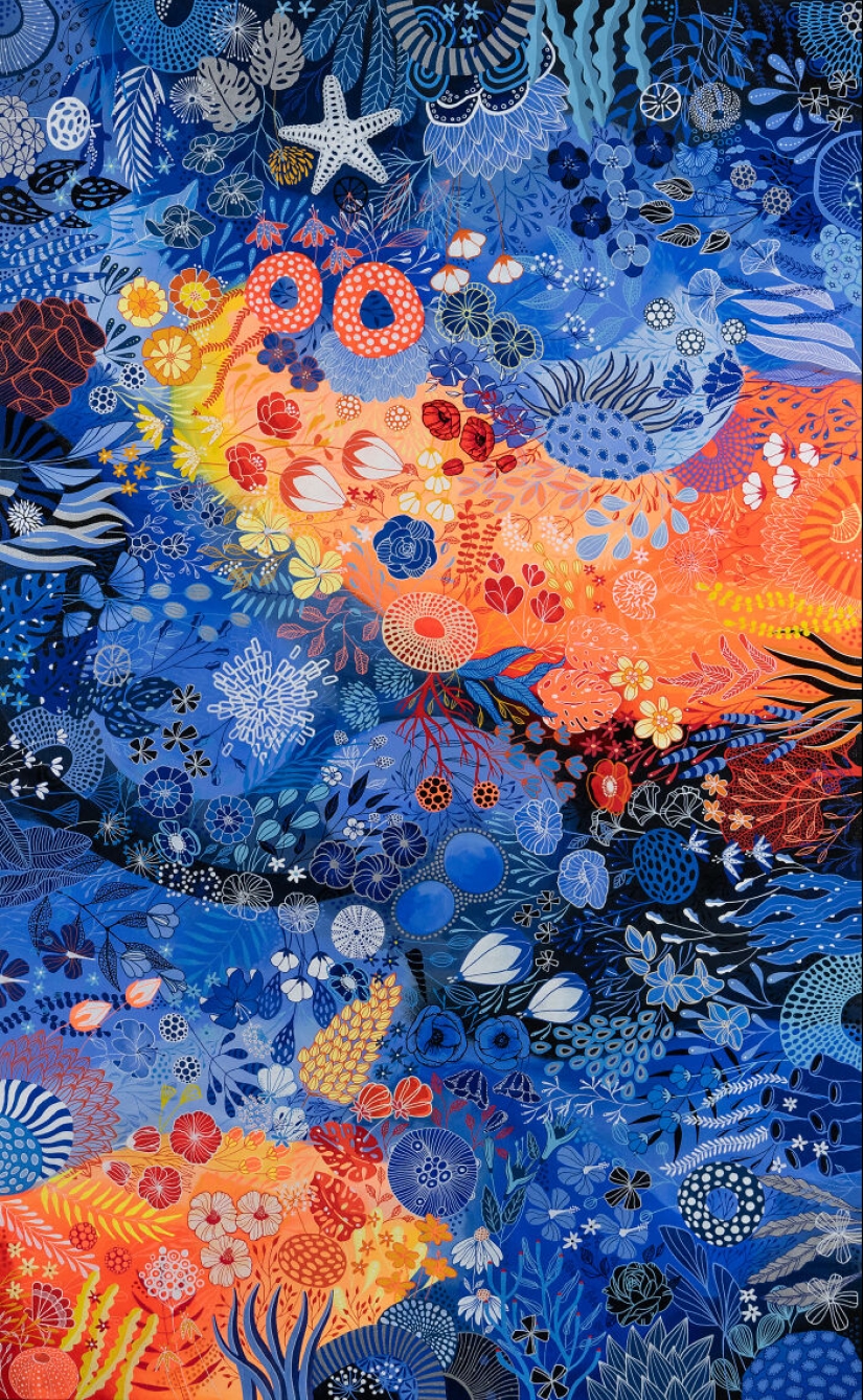 Paso cientos de horas pintando flores, y aquí están 6 de mis pinturas