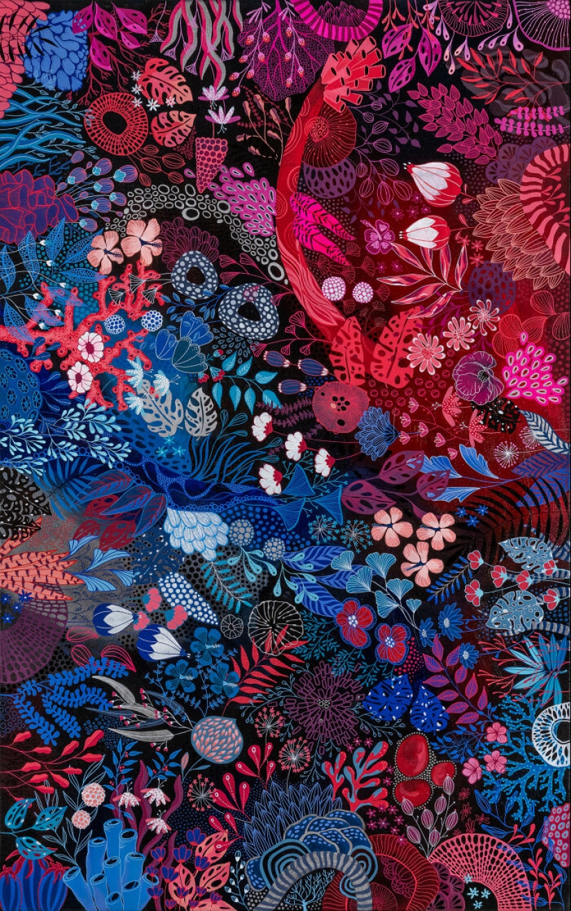 Paso cientos de horas pintando flores, y aquí están 6 de mis pinturas