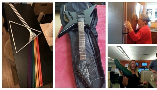 People show Christmas gifts that really pleased