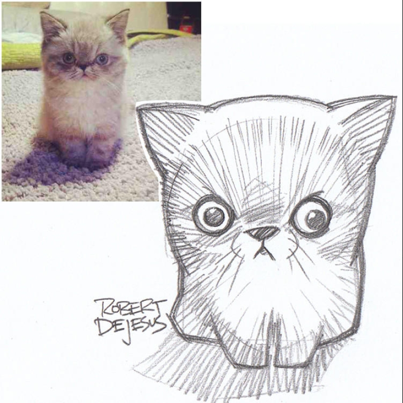 Personajes de anime de personas reales.