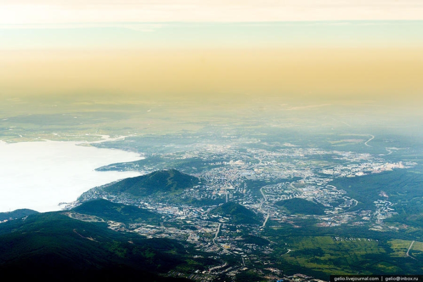 Petropavlovsk-Kamchatsky desde arriba