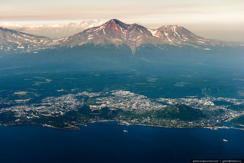 Petropavlovsk-Kamchatsky desde arriba