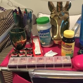 Photo project: what the bedside tables of chronic patients tell about