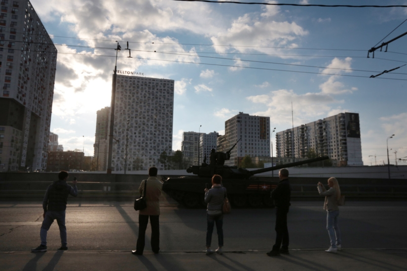 Photo report from the dress rehearsal of the Victory Parade