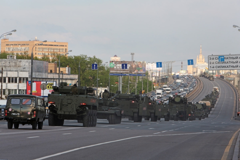 Photo report from the dress rehearsal of the Victory Parade