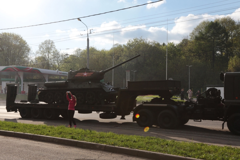 Photo report from the dress rehearsal of the Victory Parade