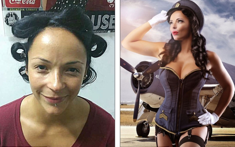 Photographer turns housewives into seductive goddesses