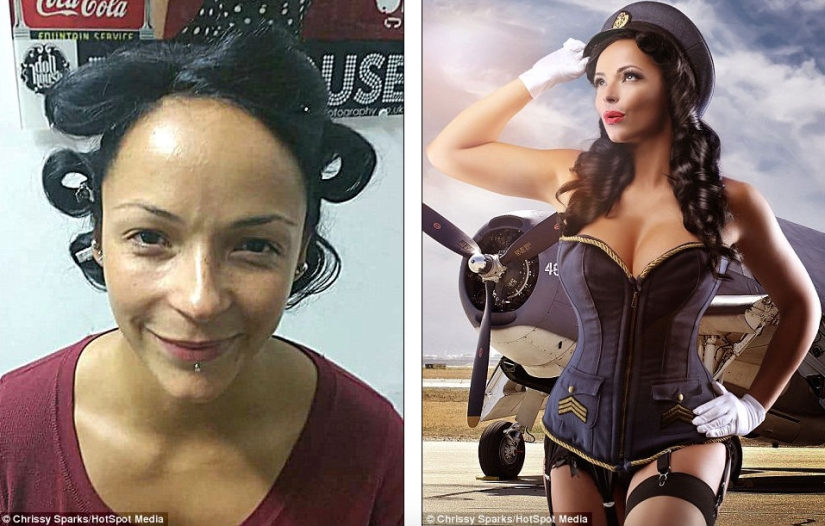 Photographer turns housewives into seductive goddesses