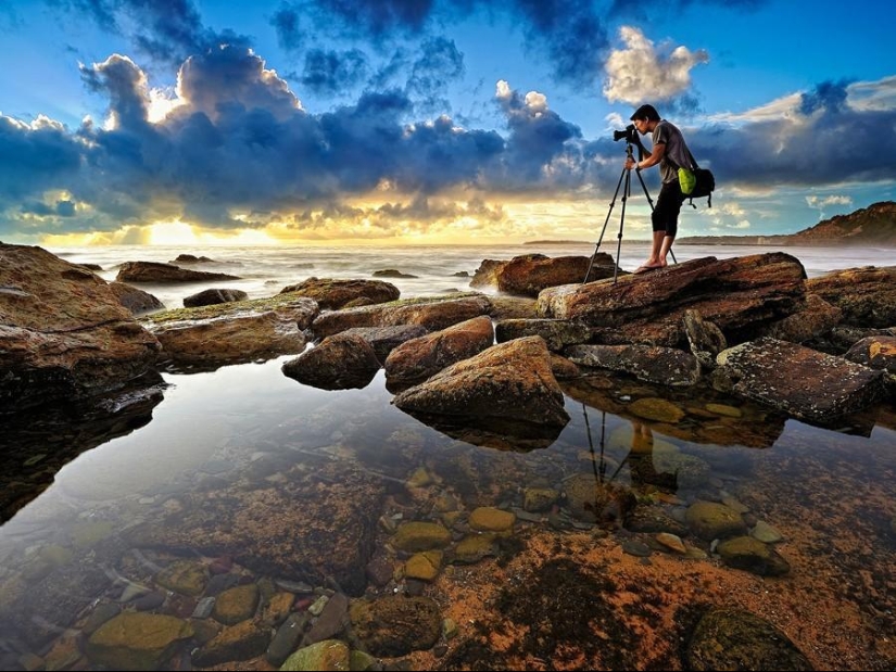 Photographers at work