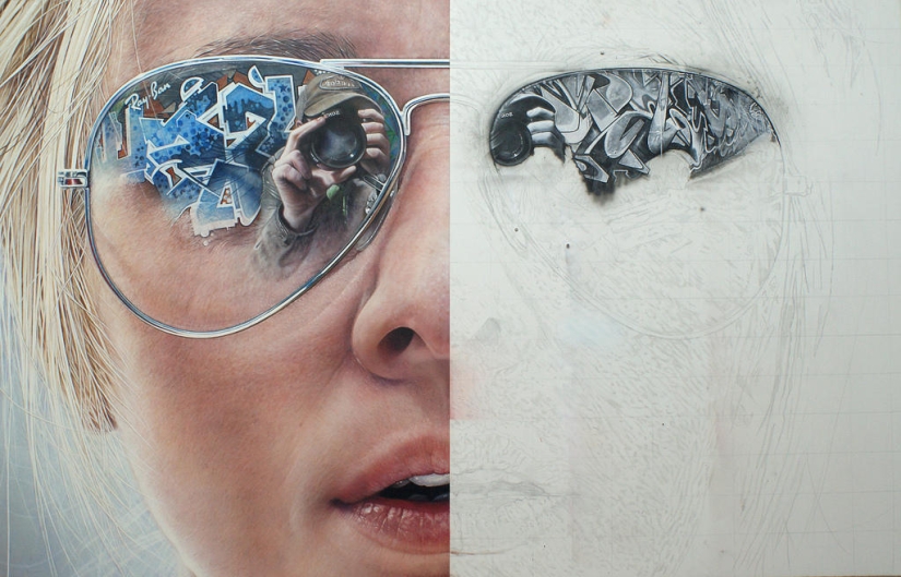 Photorealistic portraits of Simon Hennessy Photorealistic portraits of Simon Hennessy