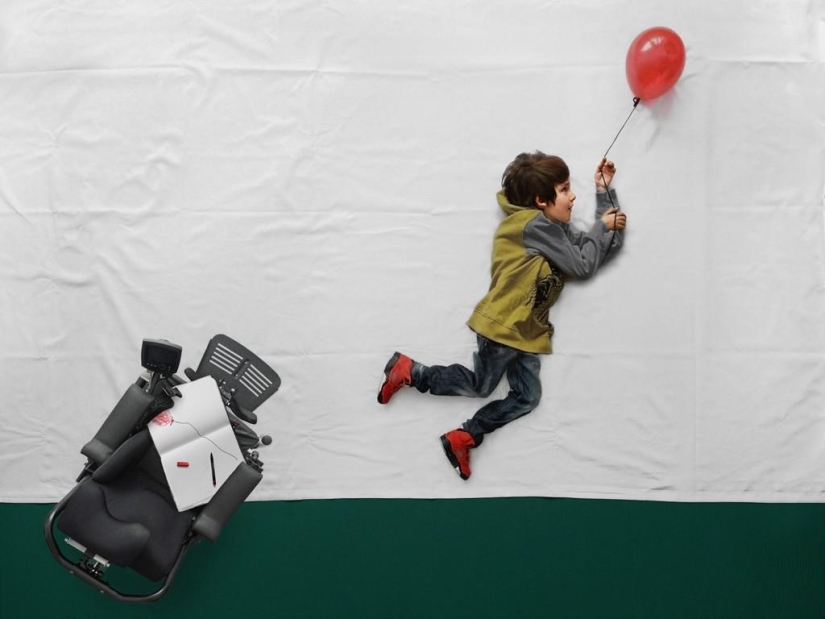 Photos bring to life the dreams of a boy with muscular dystrophy